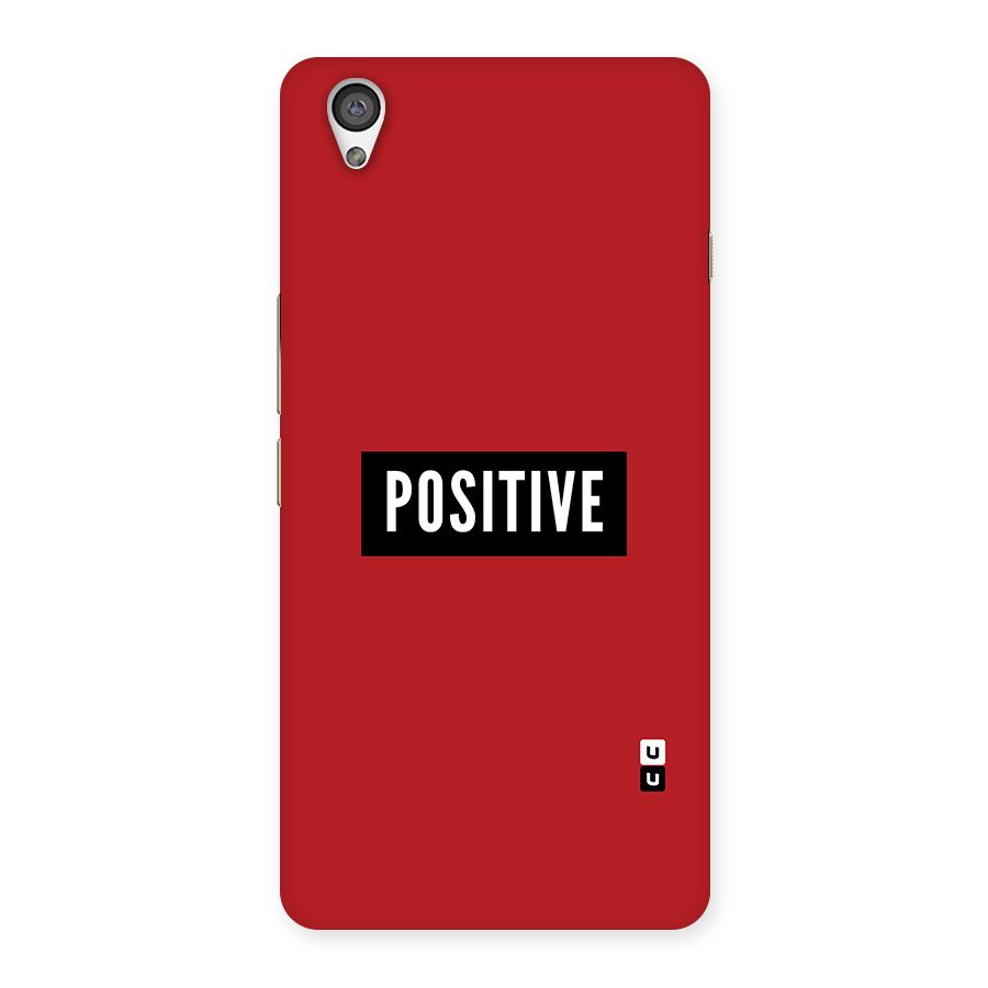 Stay Positive Back Case for OnePlus X