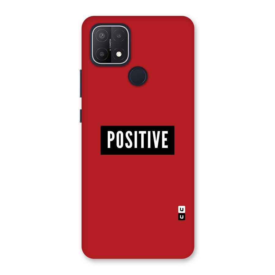 Stay Positive Back Case for Oppo A15