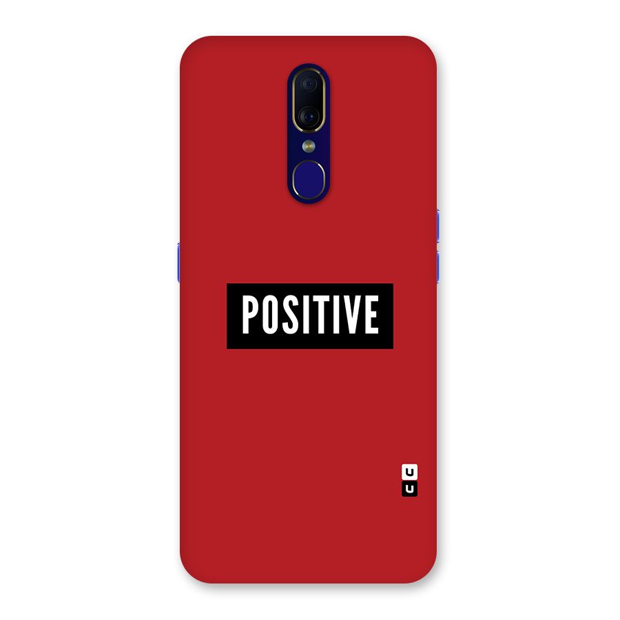 Stay Positive Back Case for Oppo F11