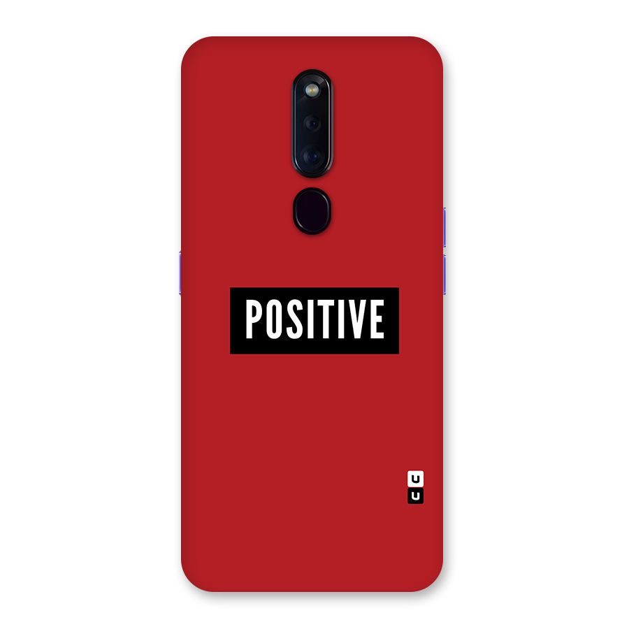 Stay Positive Back Case for Oppo F11 Pro