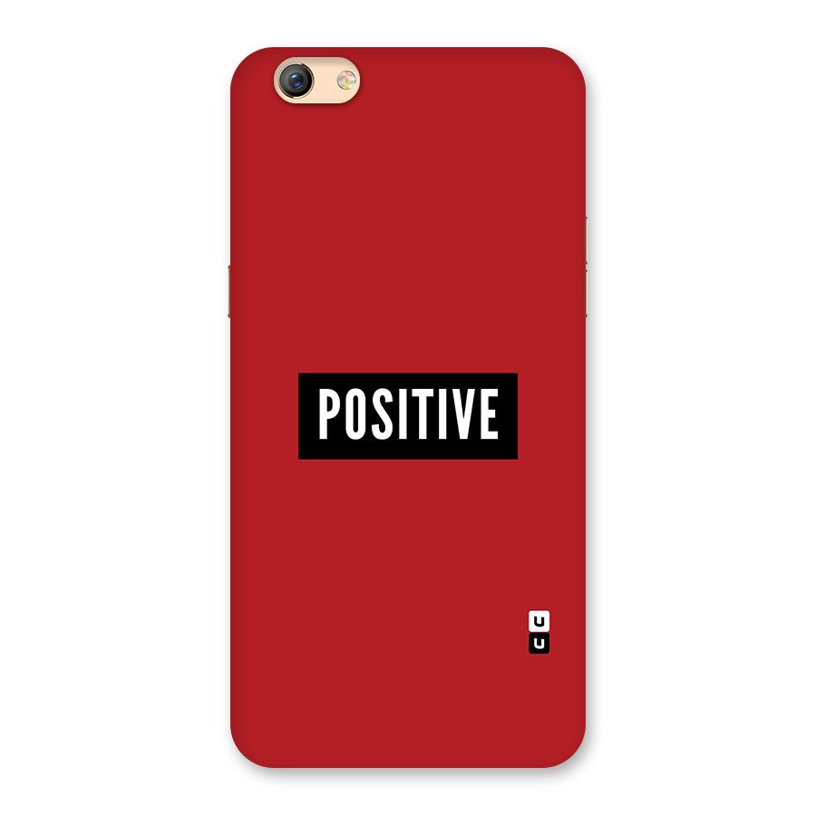 Stay Positive Back Case for Oppo F3 Plus