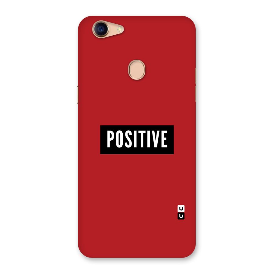 Stay Positive Back Case for Oppo F5