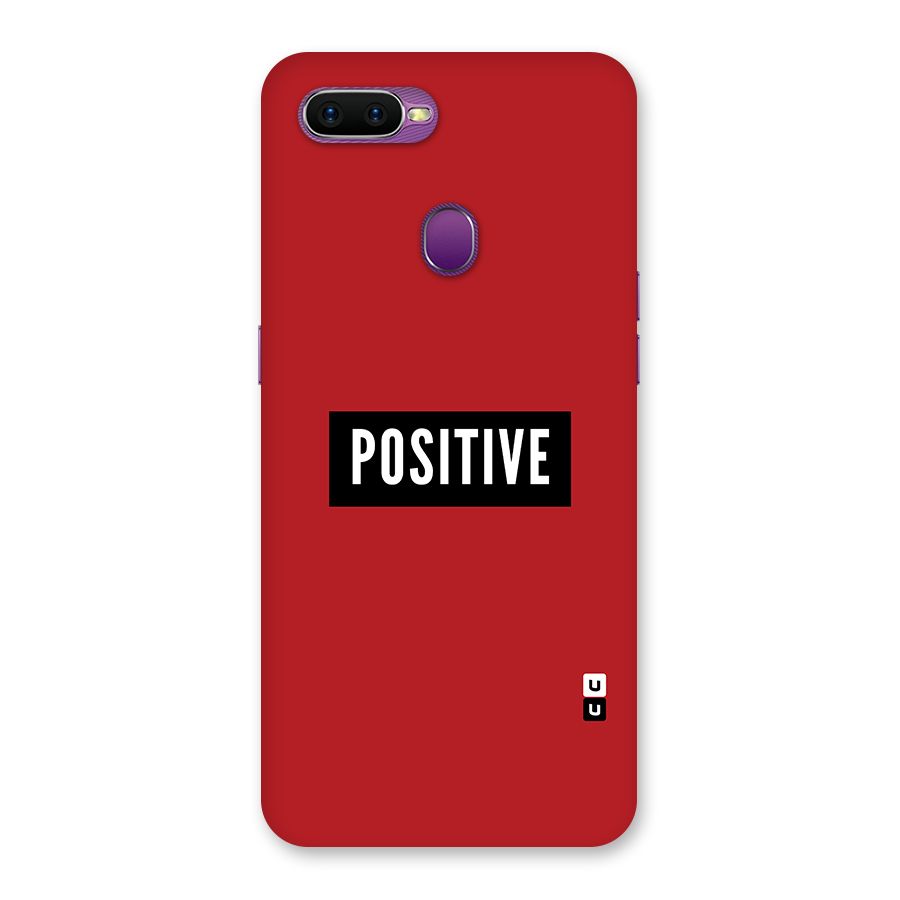 Stay Positive Back Case for Oppo F9