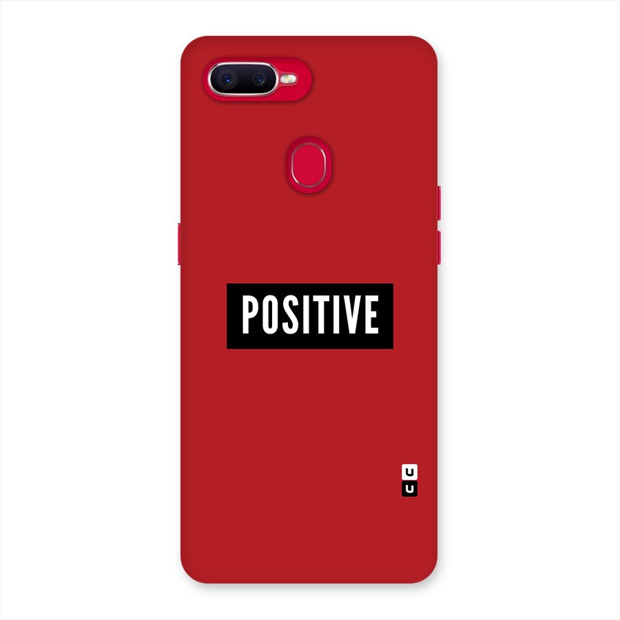 Stay Positive Back Case for Oppo F9 Pro