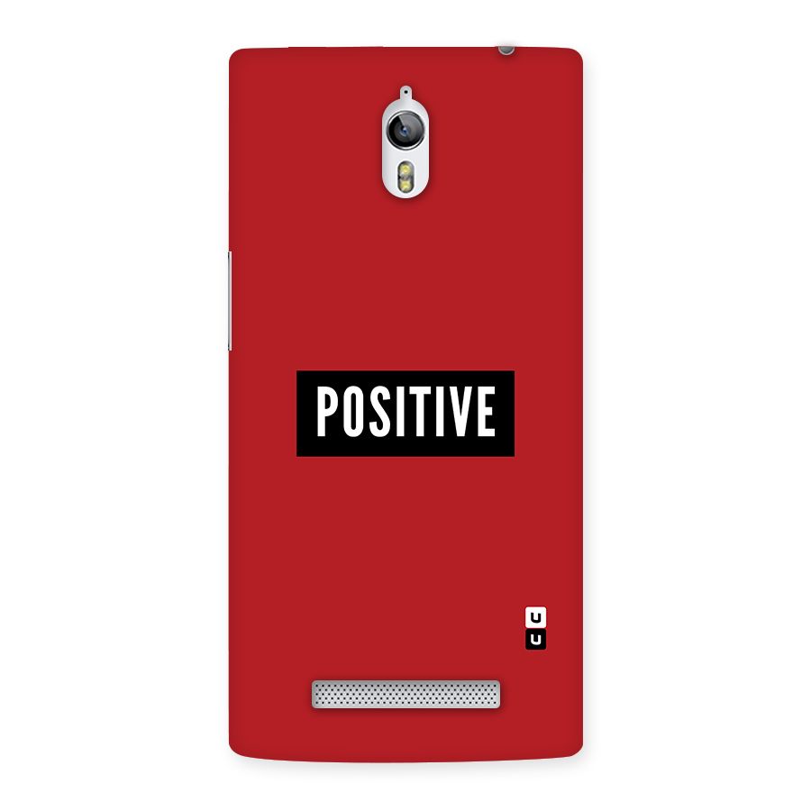 Stay Positive Back Case for Oppo Find 7