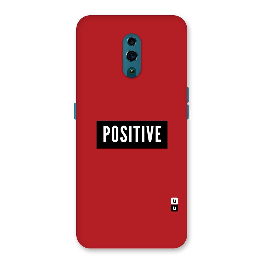 Stay Positive Back Case for Oppo Reno