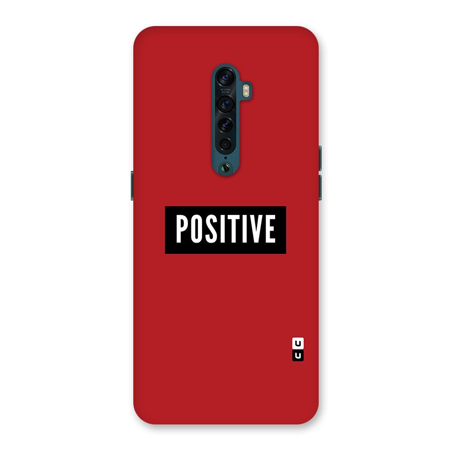 Stay Positive Back Case for Oppo Reno2