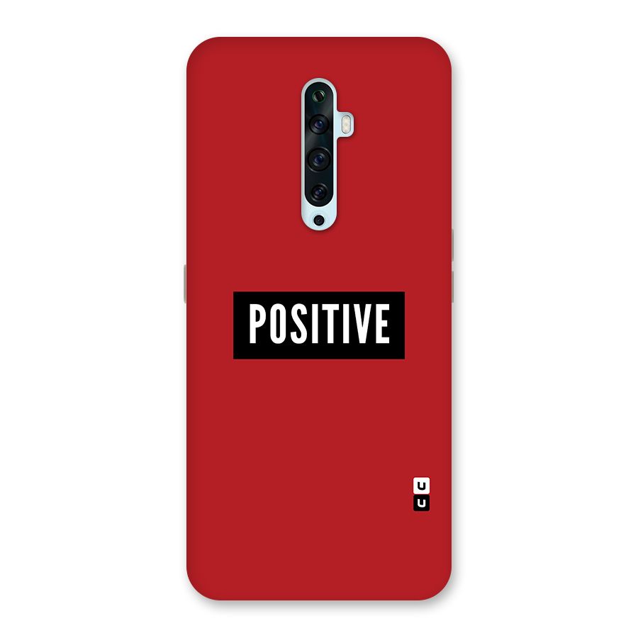 Stay Positive Back Case for Oppo Reno2 Z
