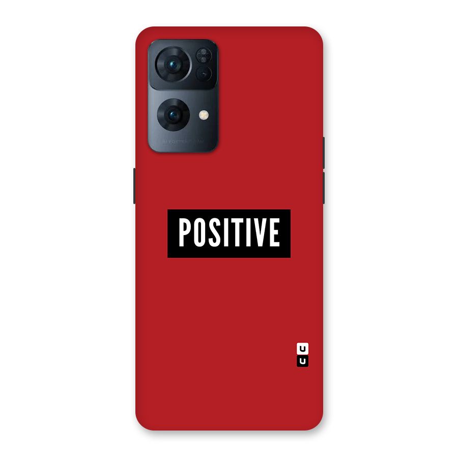 Stay Positive Back Case for Oppo Reno7 Pro 5G