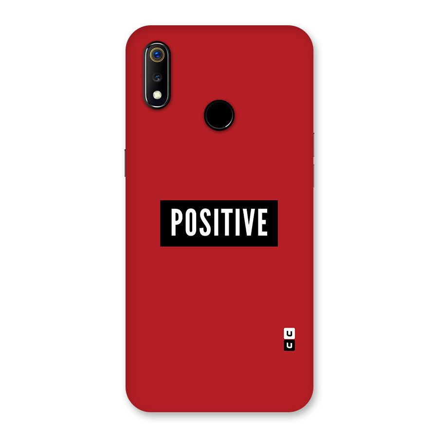Stay Positive Back Case for Realme 3