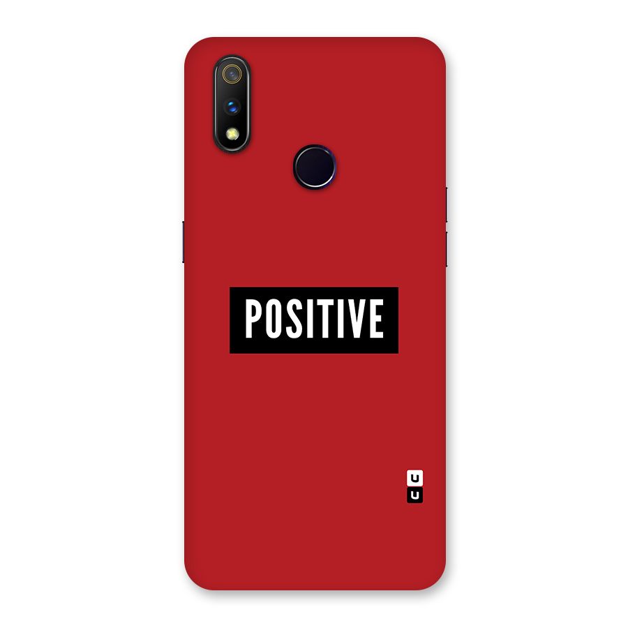 Stay Positive Back Case for Realme 3 Pro