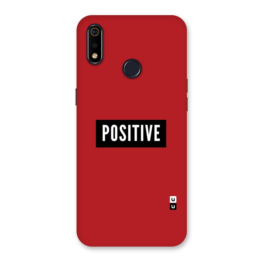 Stay Positive Back Case for Realme 3i