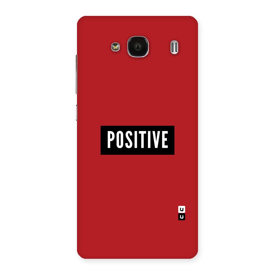 Stay Positive Back Case for Redmi 2