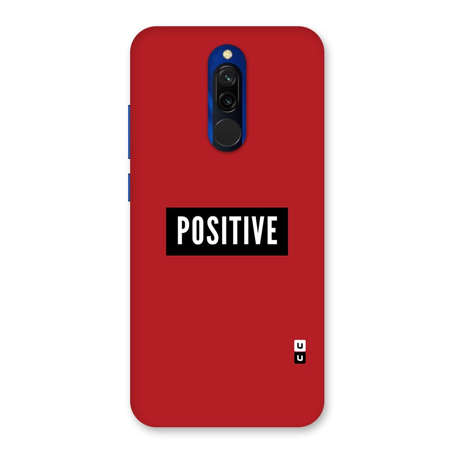 Stay Positive Back Case for Redmi 8
