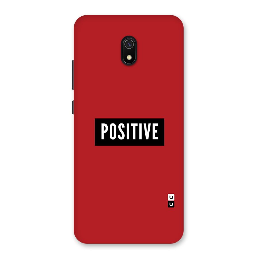 Stay Positive Back Case for Redmi 8A