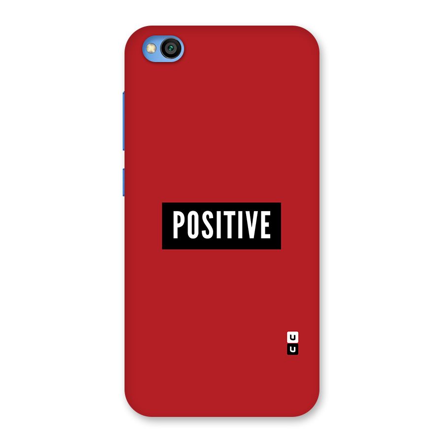Stay Positive Back Case for Redmi Go