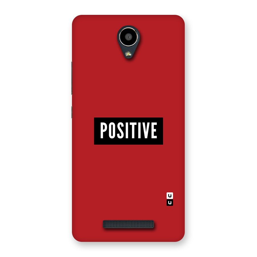 Stay Positive Back Case for Redmi Note 2