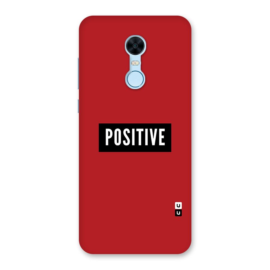 Stay Positive Back Case for Redmi Note 5