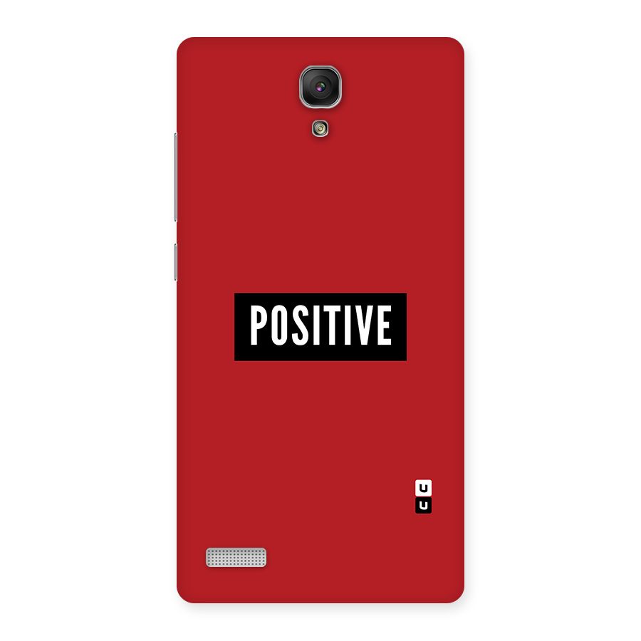 Stay Positive Back Case for Redmi Note Prime