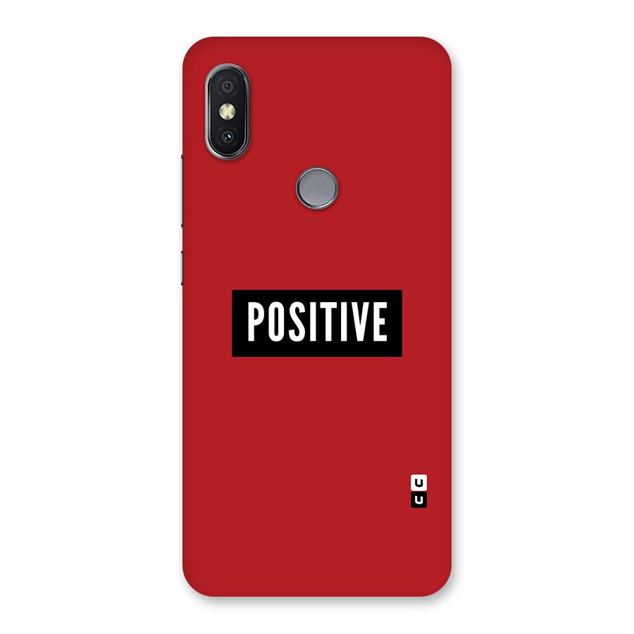 Stay Positive Back Case for Redmi Y2