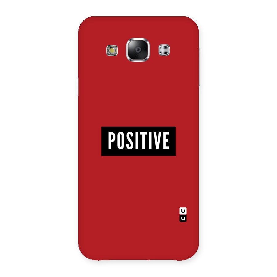Stay Positive Back Case for Samsung Galaxy E5