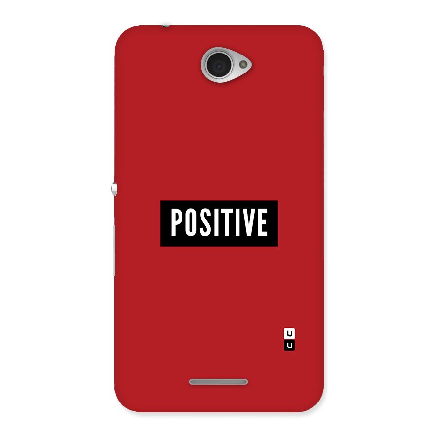Stay Positive Back Case for Sony Xperia E4