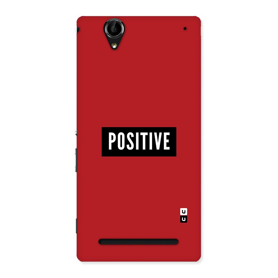 Stay Positive Back Case for Sony Xperia T2