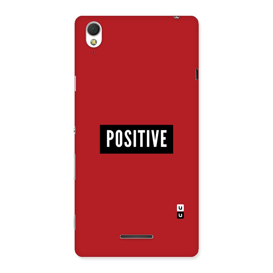 Stay Positive Back Case for Sony Xperia T3