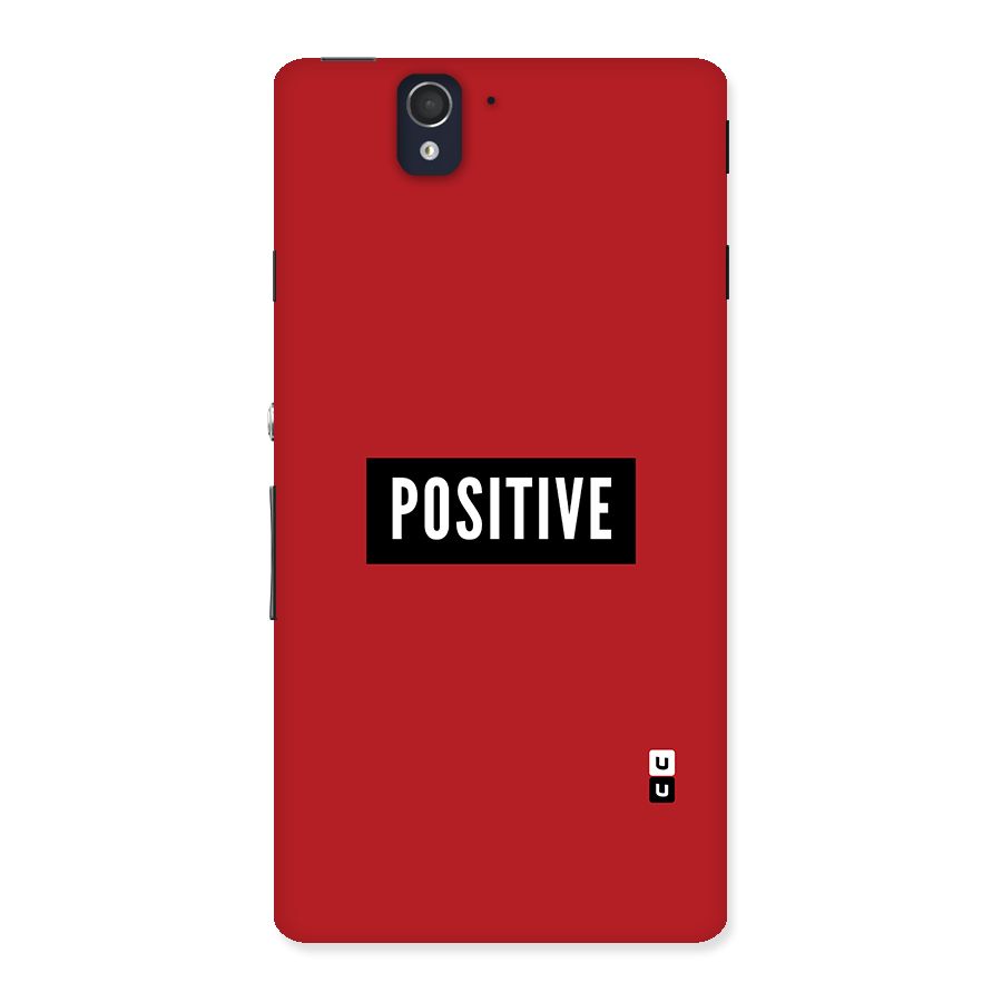 Stay Positive Back Case for Sony Xperia Z