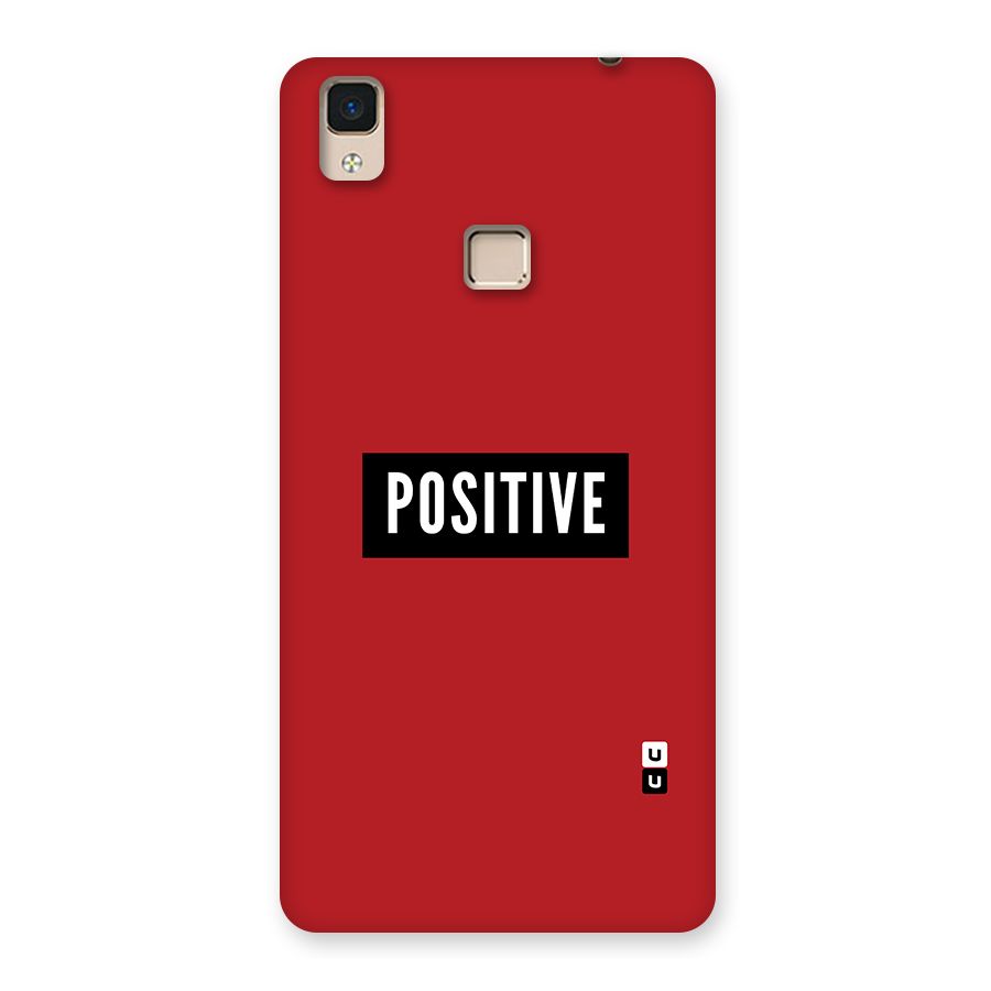 Stay Positive Back Case for V3 Max