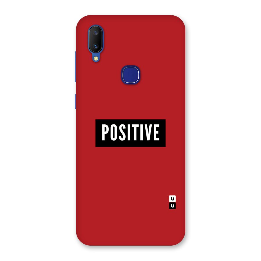 Stay Positive Back Case for Vivo V11
