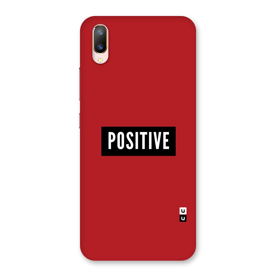 Stay Positive Back Case for Vivo V11 Pro