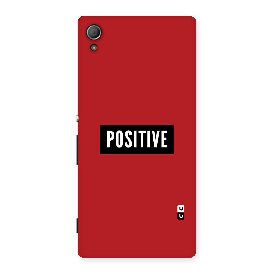Stay Positive Back Case for Xperia Z3 Plus