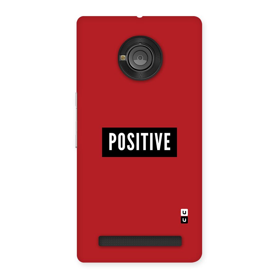 Stay Positive Back Case for Yu Yuphoria