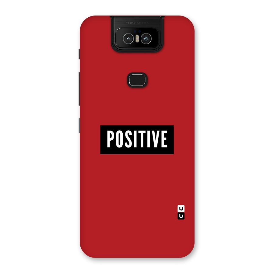 Stay Positive Back Case for Zenfone 6z
