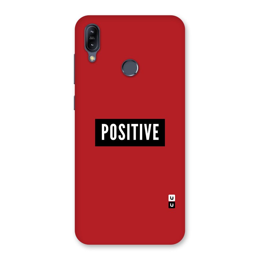 Stay Positive Back Case for Zenfone Max M2