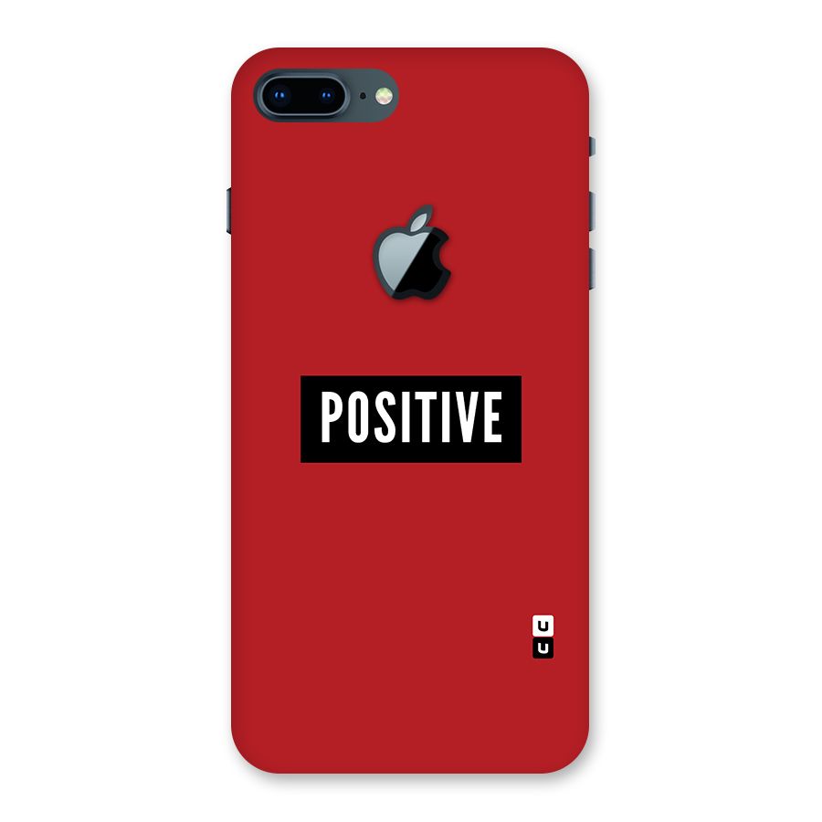 Stay Positive Back Case for iPhone 7 Plus Apple Cut