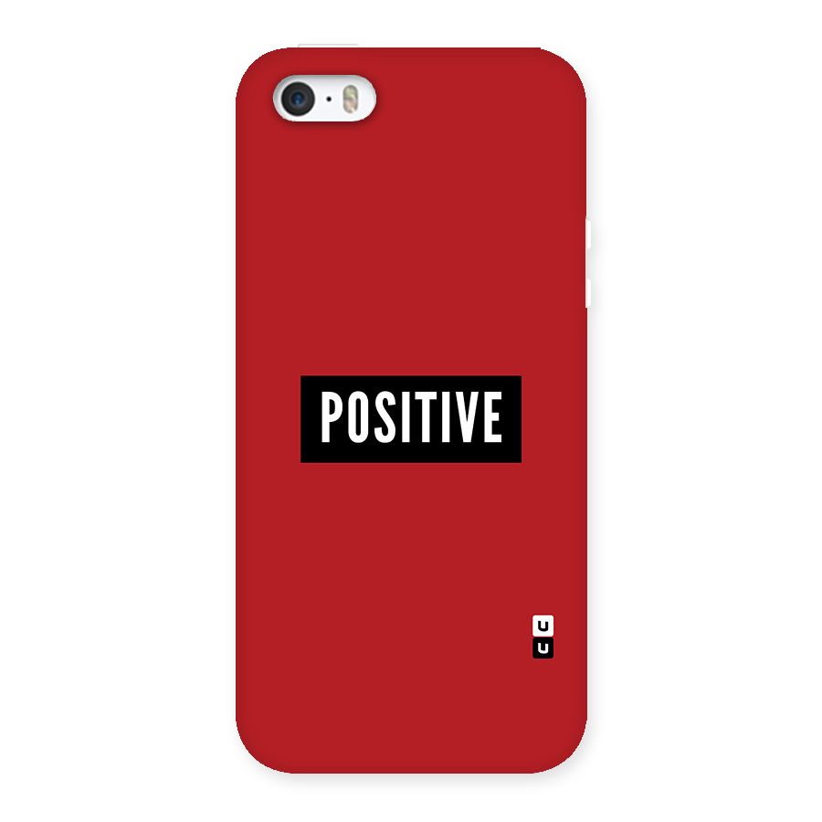 Stay Positive Back Case for iPhone SE