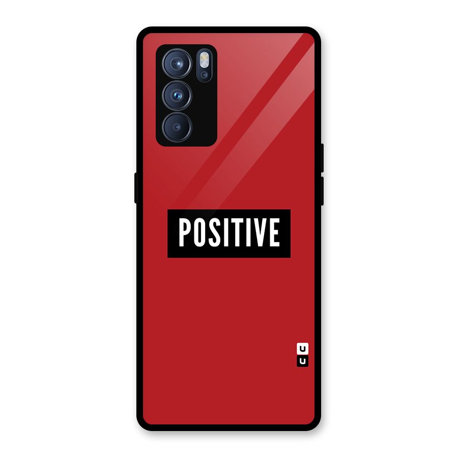 Stay Positive Glass Back Case for Oppo Reno6 Pro 5G