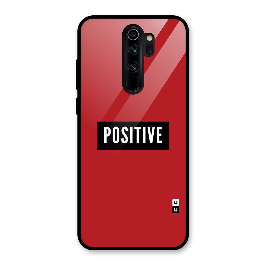 Stay Positive Glass Back Case for Redmi Note 8 Pro