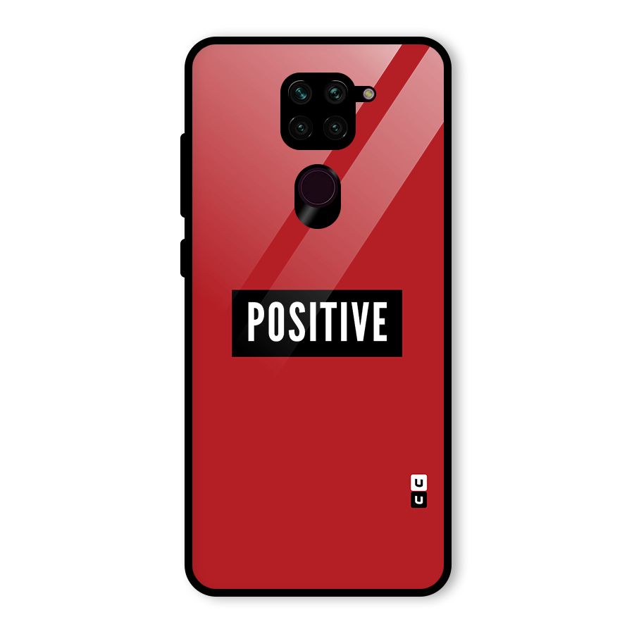 Stay Positive Glass Back Case for Redmi Note 9