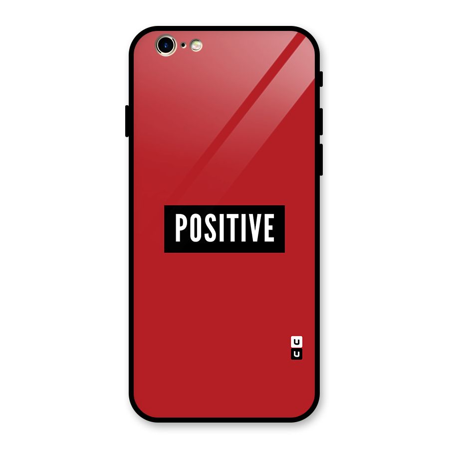 Stay Positive Glass Back Case for iPhone 6 6S