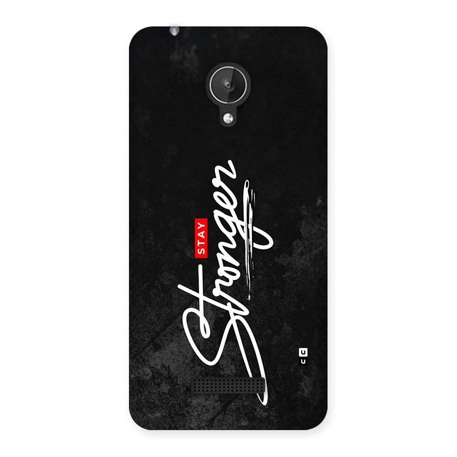 Stay Stronger Back Case for Canvas Spark Q380