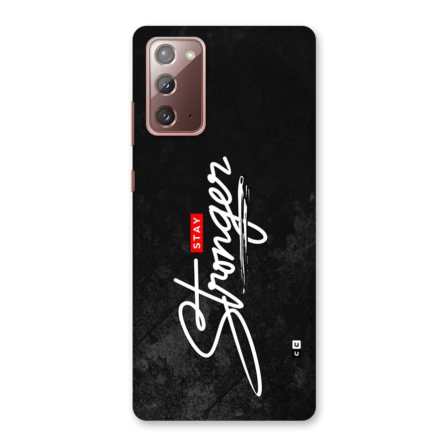 Stay Stronger Back Case for Galaxy Note 20