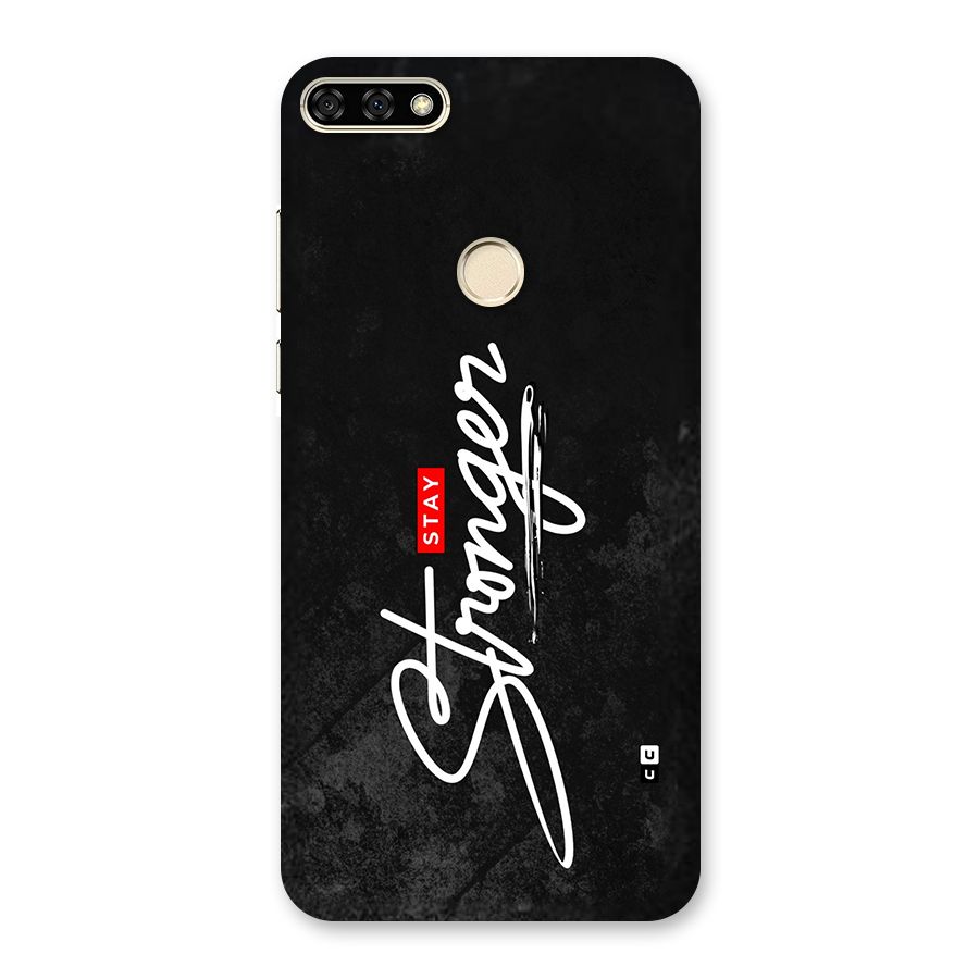 Stay Stronger Back Case for Honor 7A