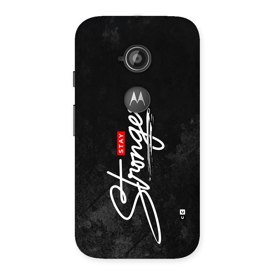 Stay Stronger Back Case for Moto E 2nd Gen