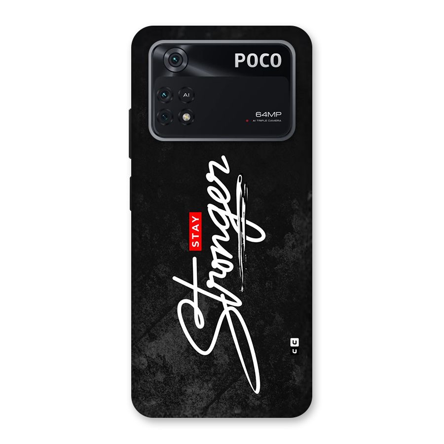 Stay Stronger Back Case for Poco M4 Pro 4G