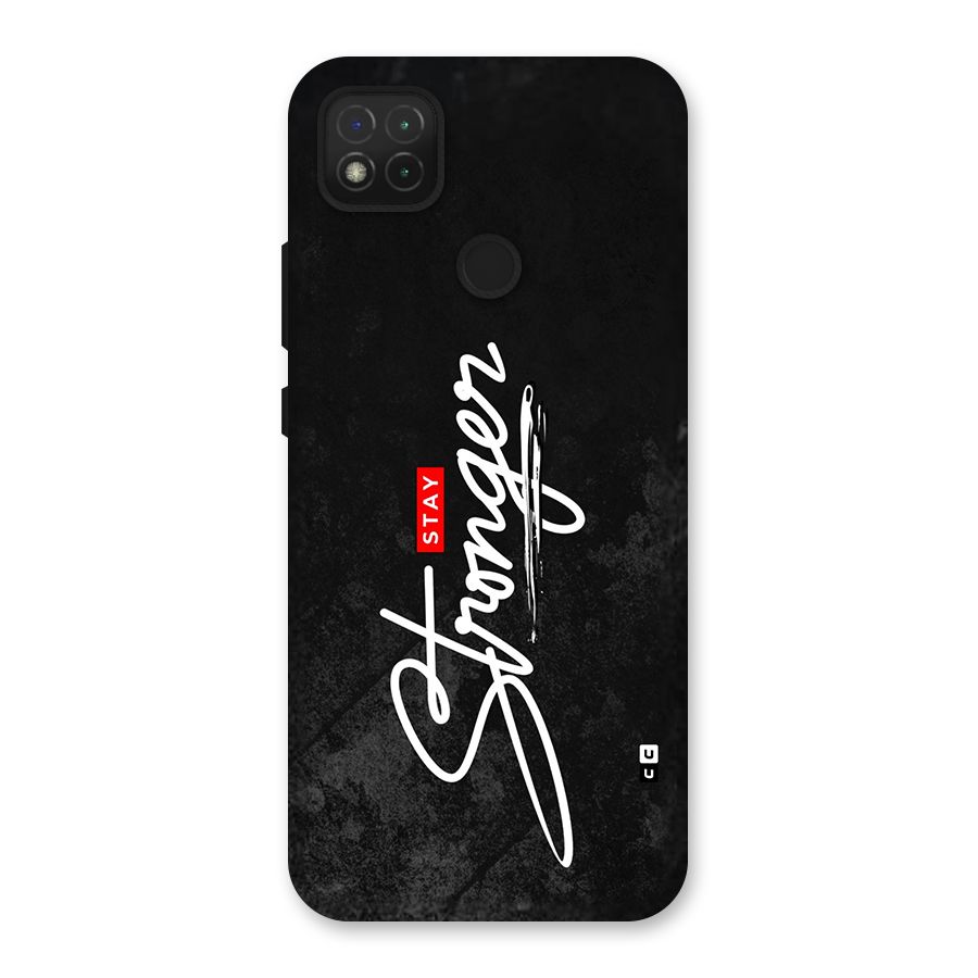 Stay Stronger Back Case for Redmi 9 Activ