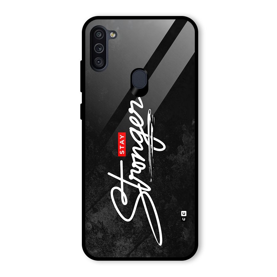Stay Stronger Glass Back Case for Galaxy M11