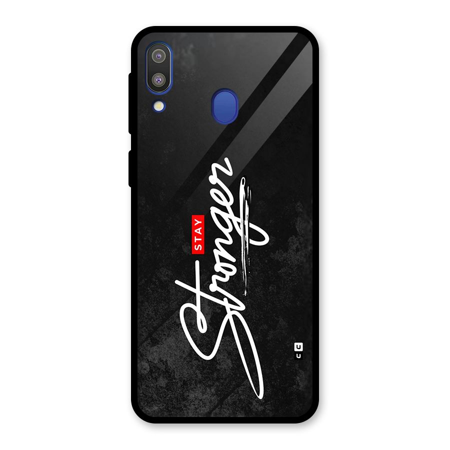Stay Stronger Glass Back Case for Galaxy M20